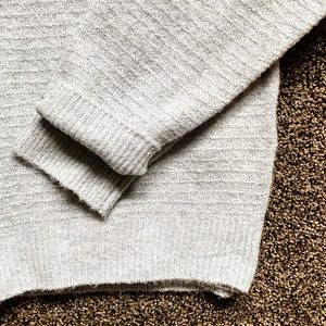 Light Blue Vero Moda Sadella Textured Crewneck Pullover Size M